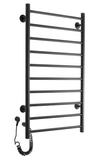 Полотенцесушитель электрический Domoterm Аврора DMT 109-10 50x90 EK L чёрный